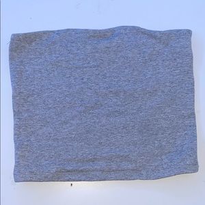 Gray Crop Top